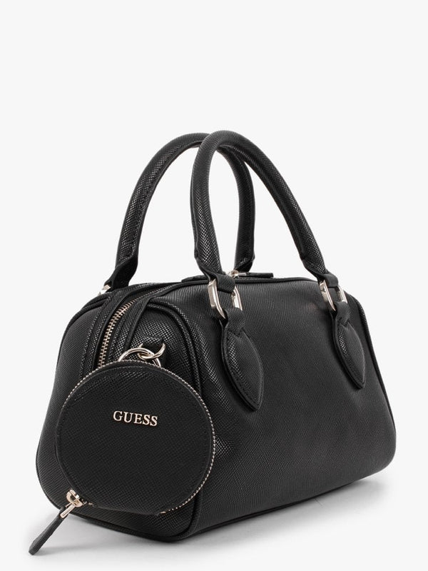 Noelle Black Box Satchel Bag