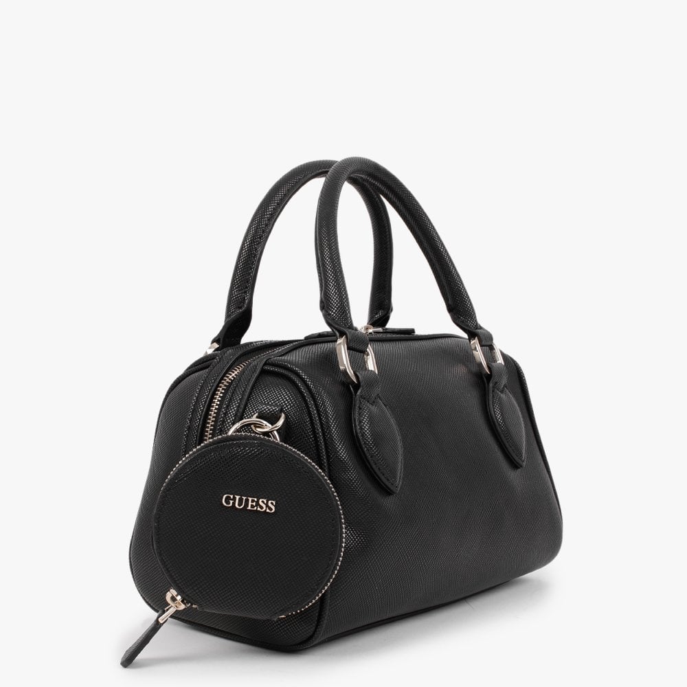 Noelle Black Box Satchel Bag