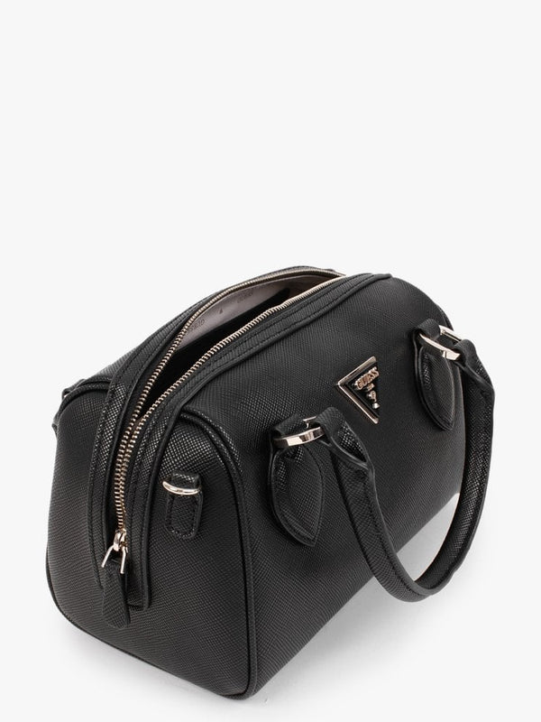 Noelle Black Box Satchel Bag
