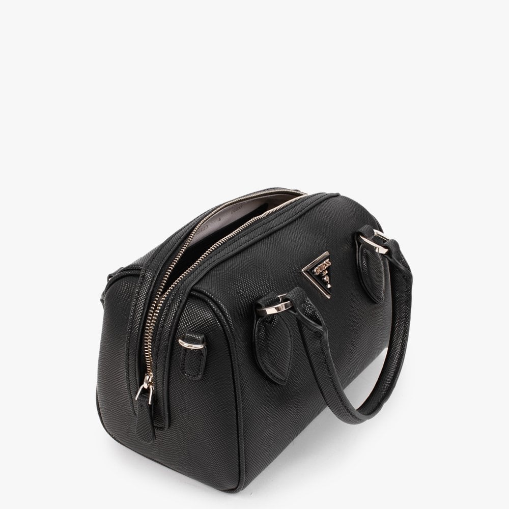 Noelle Black Box Satchel Bag