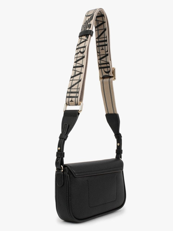 Pebble Black & Silver Wallet On A Strap