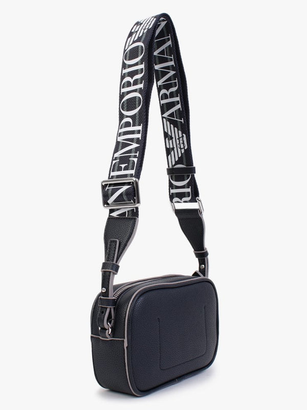 Lilly Navy Stone Pebbled Camera Bag