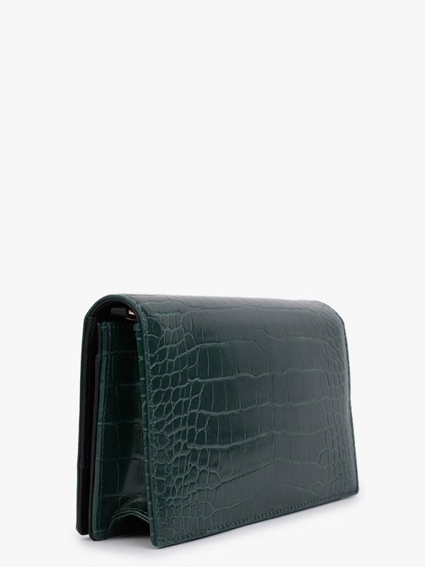 Green Moc Croc Evening Bag