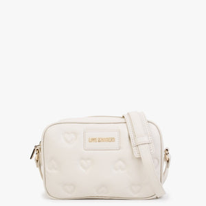 Love Moschino Heart Embossed Cream Cross-Body Bag – Daniel Footwear