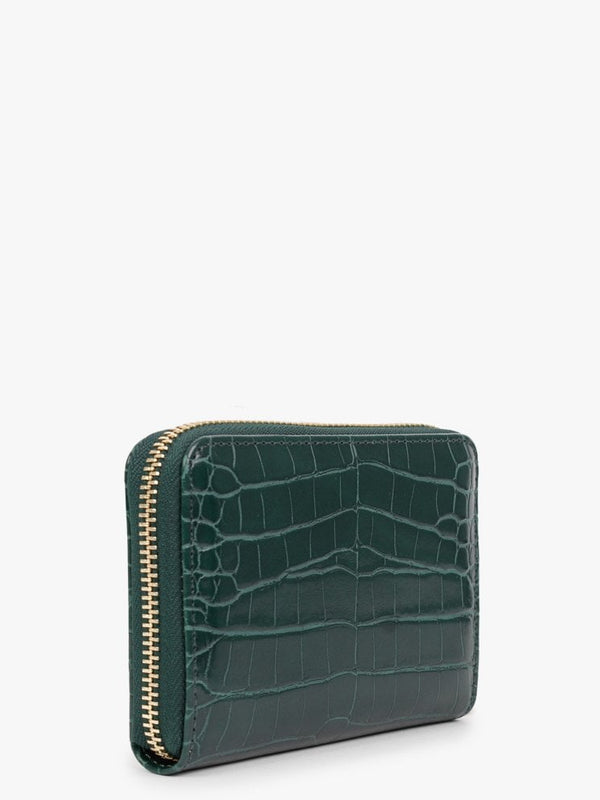 Love Lock Green Moc Croc Purse