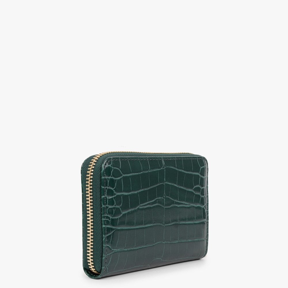 Love Lock Green Moc Croc Purse