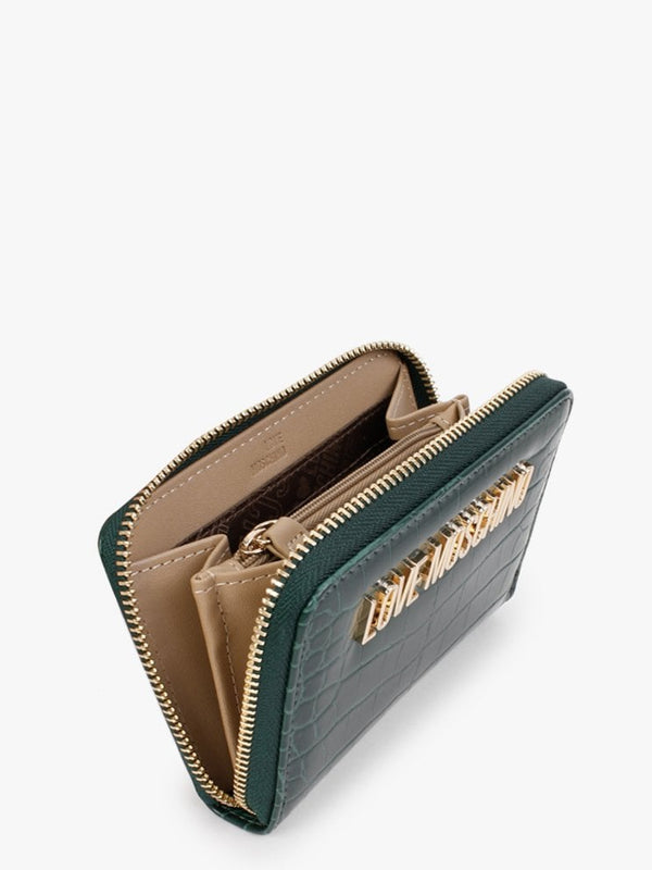 Love Lock Green Moc Croc Purse