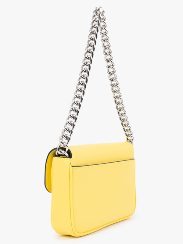 The J Marc Golden Kiwi Leather Shoulder Bag