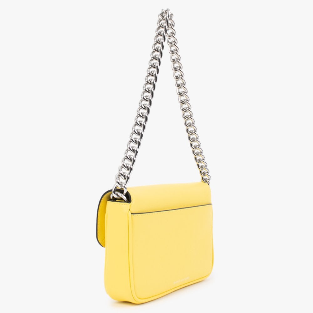 The J Marc Golden Kiwi Leather Shoulder Bag