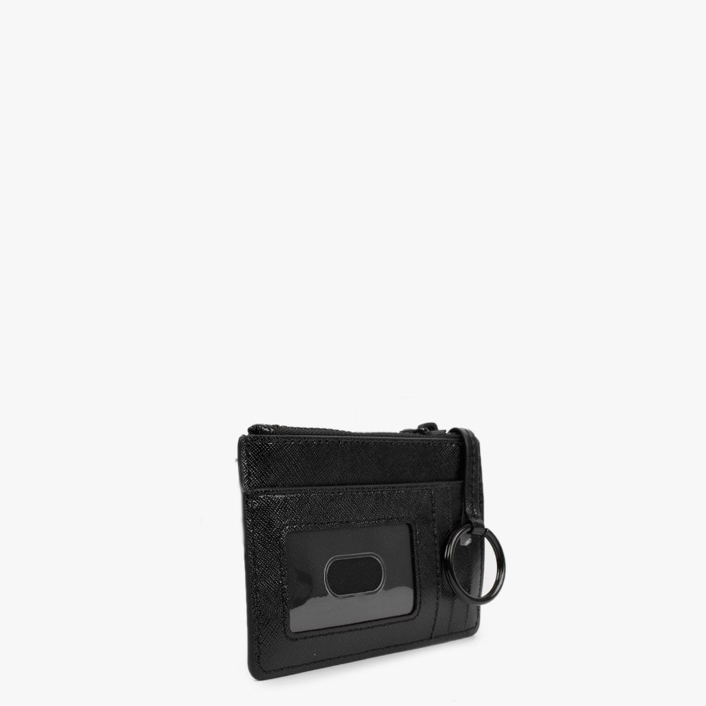 The Snapshot DTM Black Leather Top Zip Multi Wallet