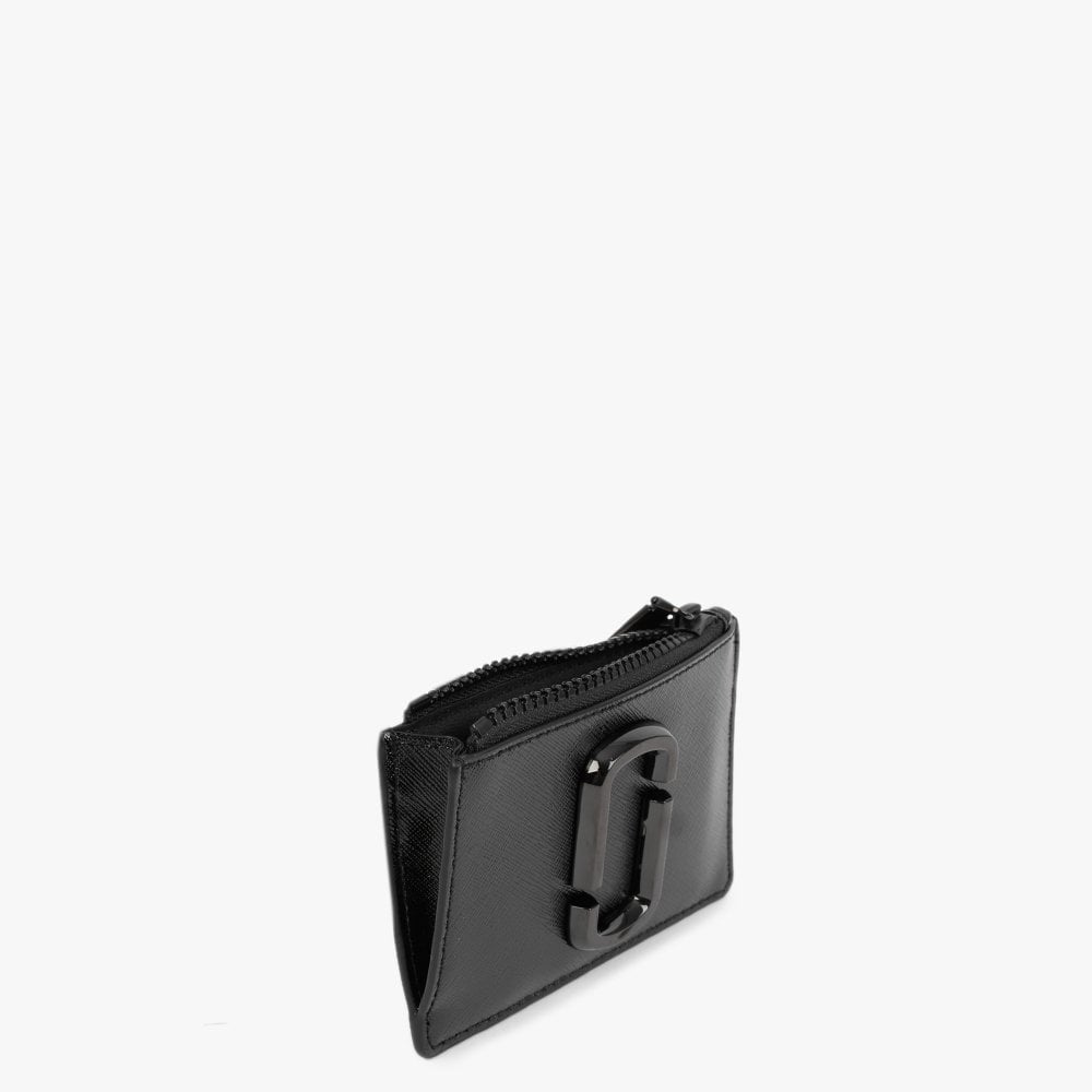The Snapshot DTM Black Leather Top Zip Multi Wallet