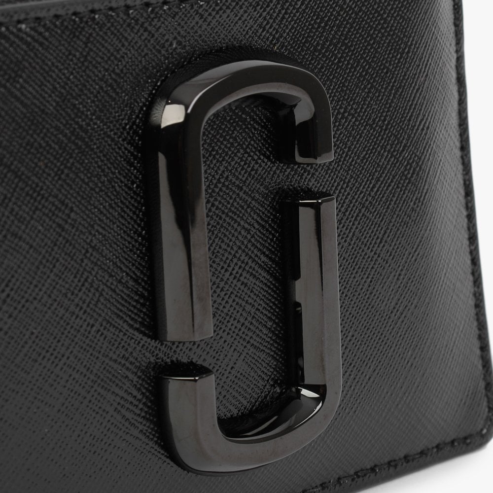 The Snapshot DTM Black Leather Top Zip Multi Wallet