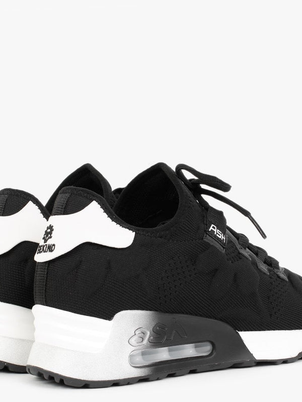 Lift Flower Recycled Black Knitted Trainers