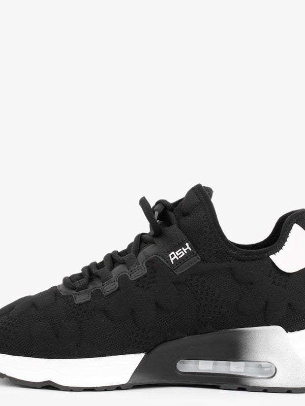 Lift Flower Recycled Black Knitted Trainers