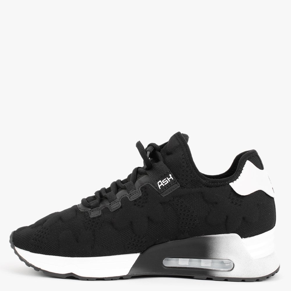 Lift Flower Recycled Black Knitted Trainers