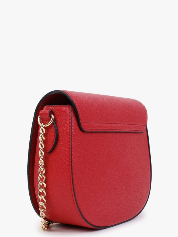 Grainy Red Chain Cross-Body