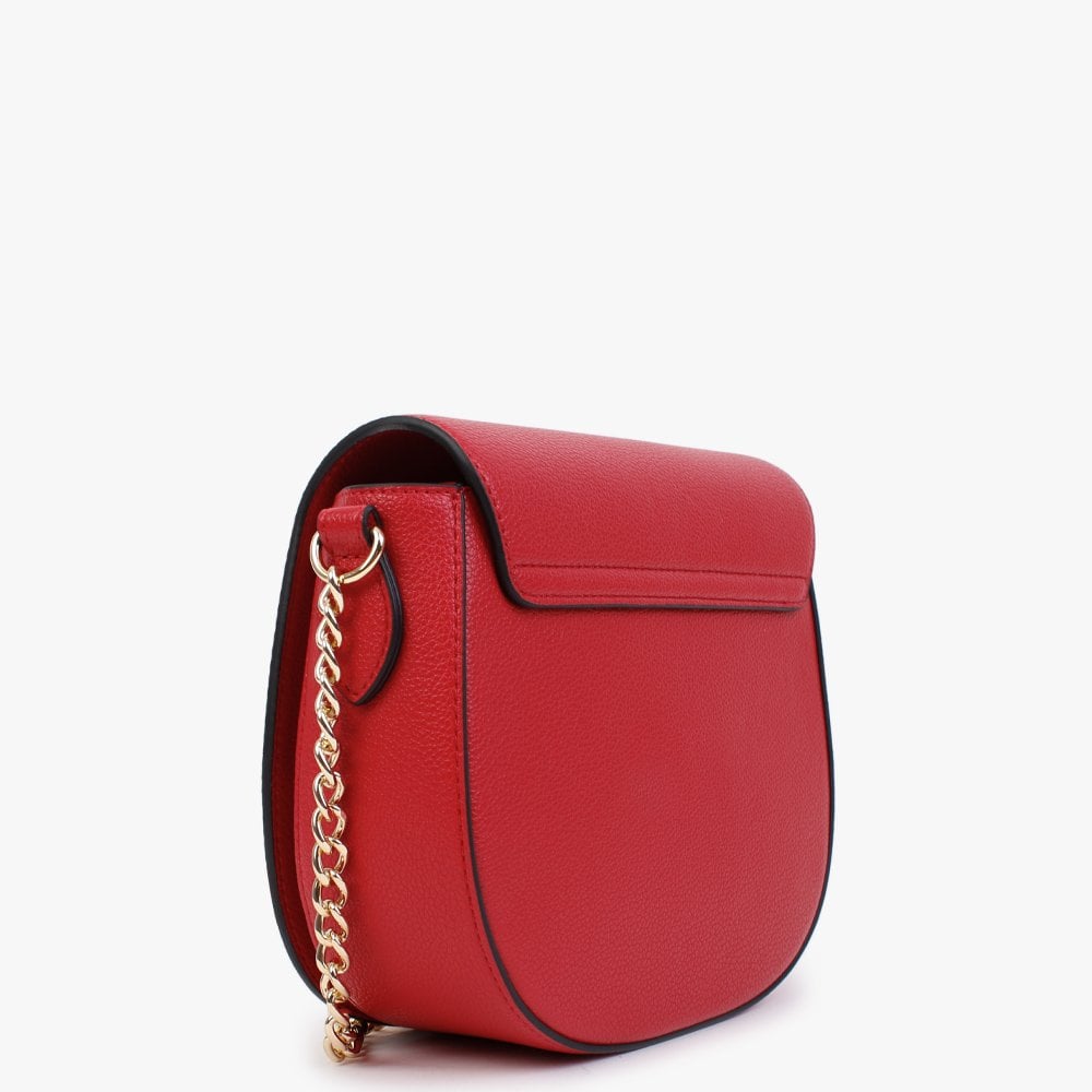 Grainy Red Chain Cross-Body