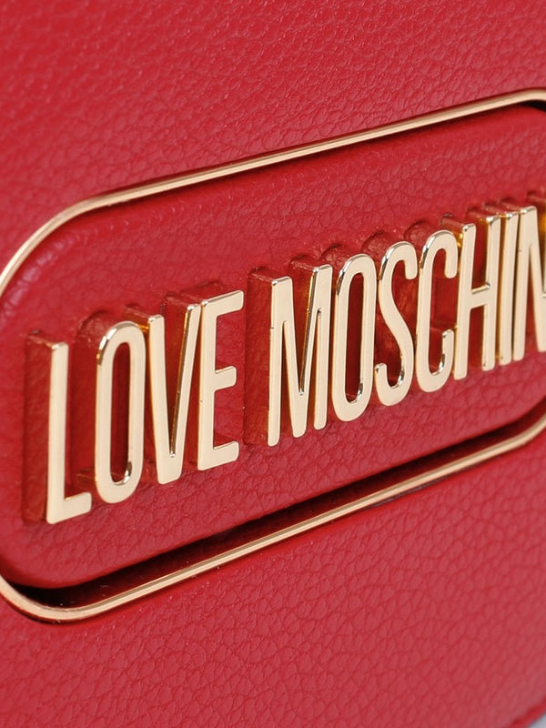 Grainy Red Chain Cross-Body