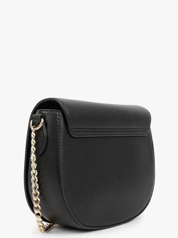 Grainy Black Chain Cross-Body
