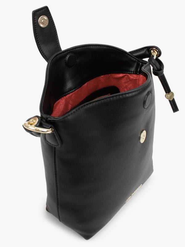 Saffiano Black Top Handle Bag