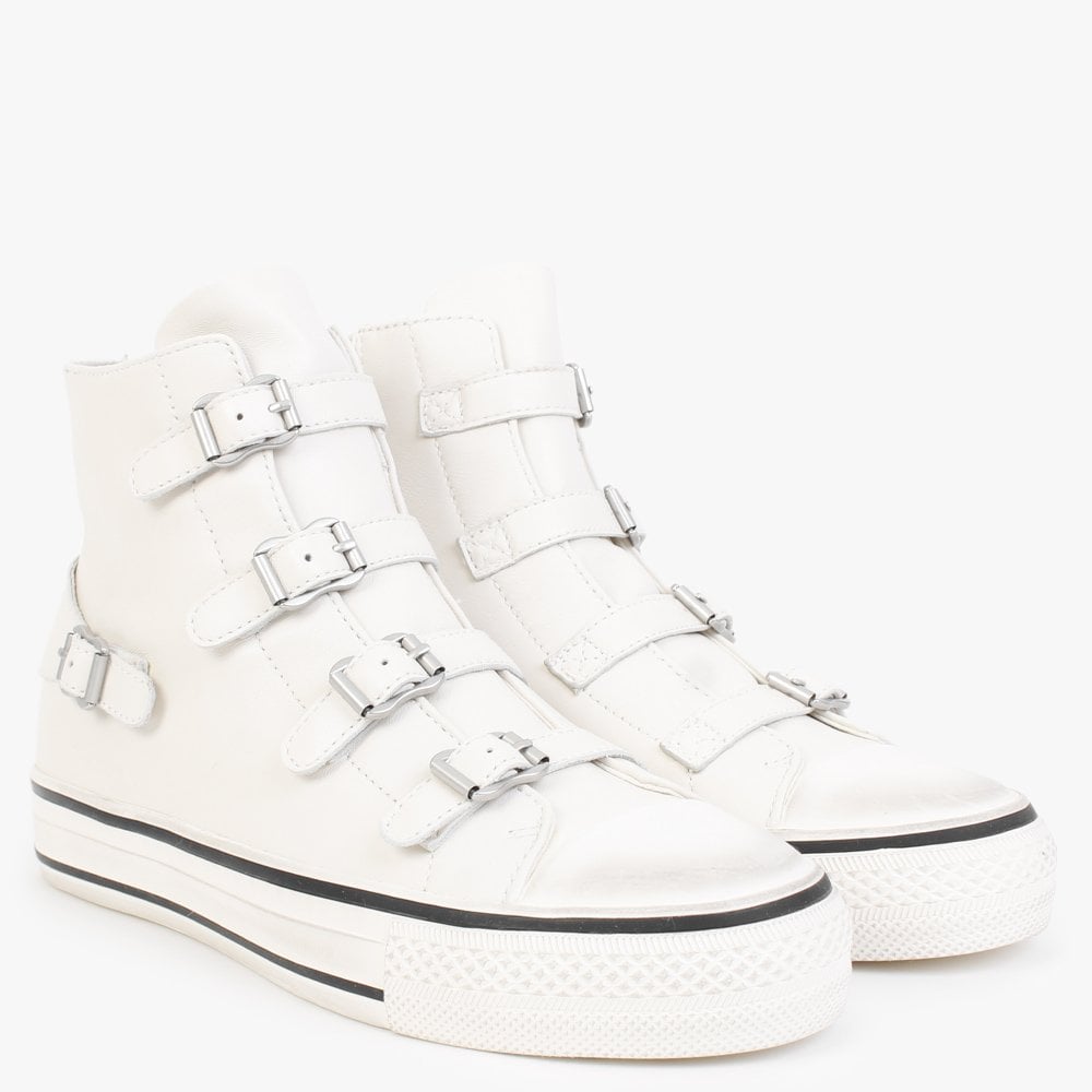 Virgin II Tofu Leather Buckled High Top Trainers