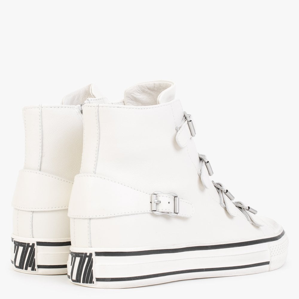 Virgin II Tofu Leather Buckled High Top Trainers