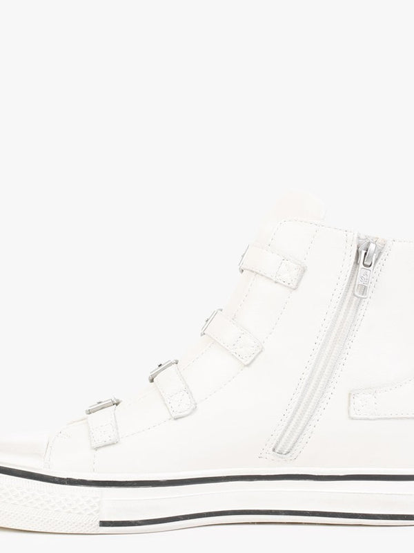 Virgin II Tofu Leather Buckled High Top Trainers
