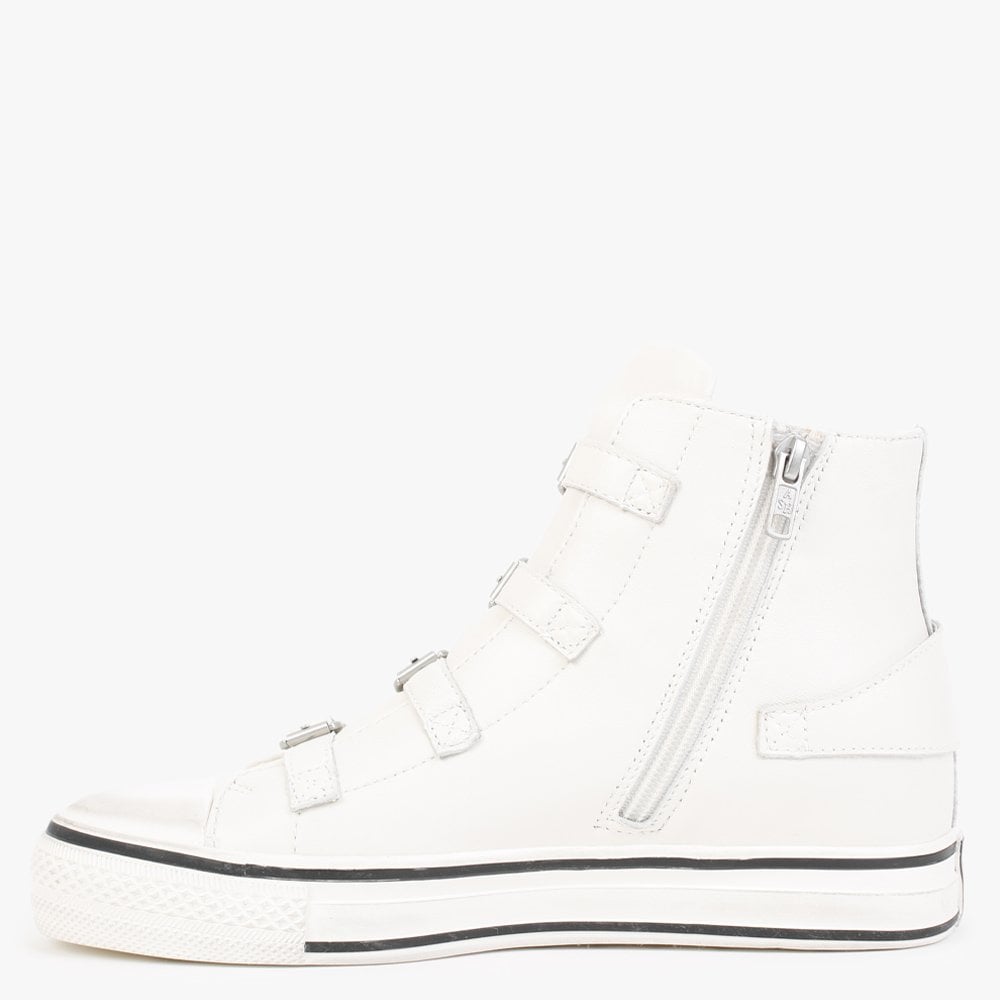 Virgin II Tofu Leather Buckled High Top Trainers