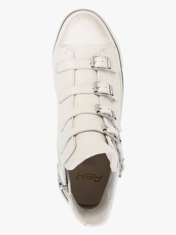 Virgin II Tofu Leather Buckled High Top Trainers