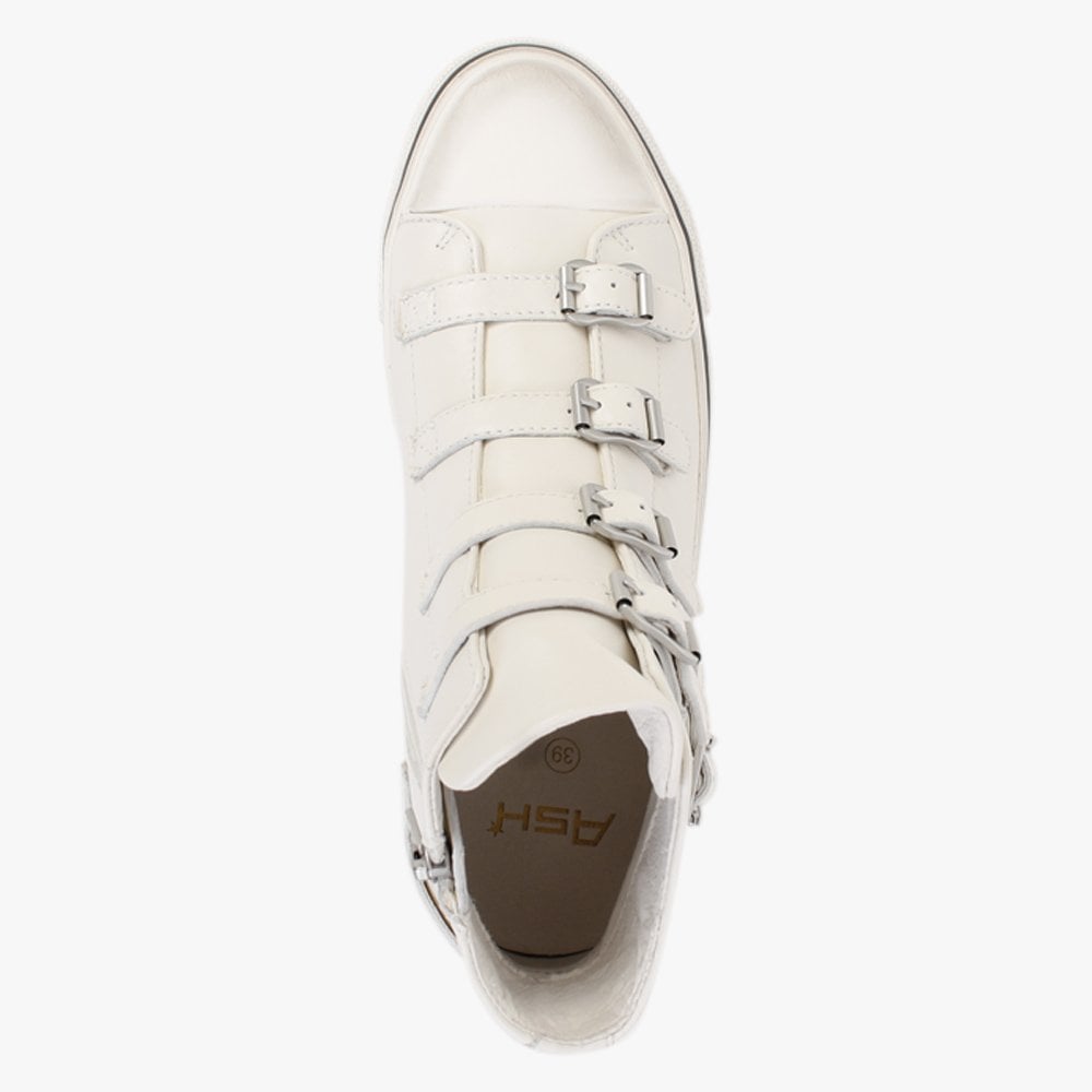 Virgin II Tofu Leather Buckled High Top Trainers