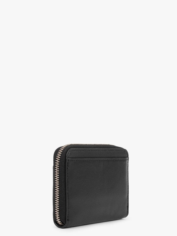 The Slim 84 Black Leather Zip Around Wallet