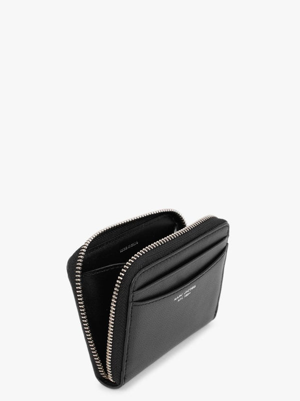 The Slim 84 Black Leather Zip Around Wallet