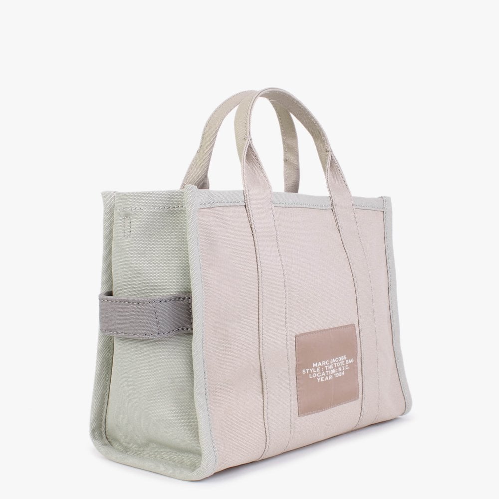 The Small Colorblock Beige Multi Tote Bag