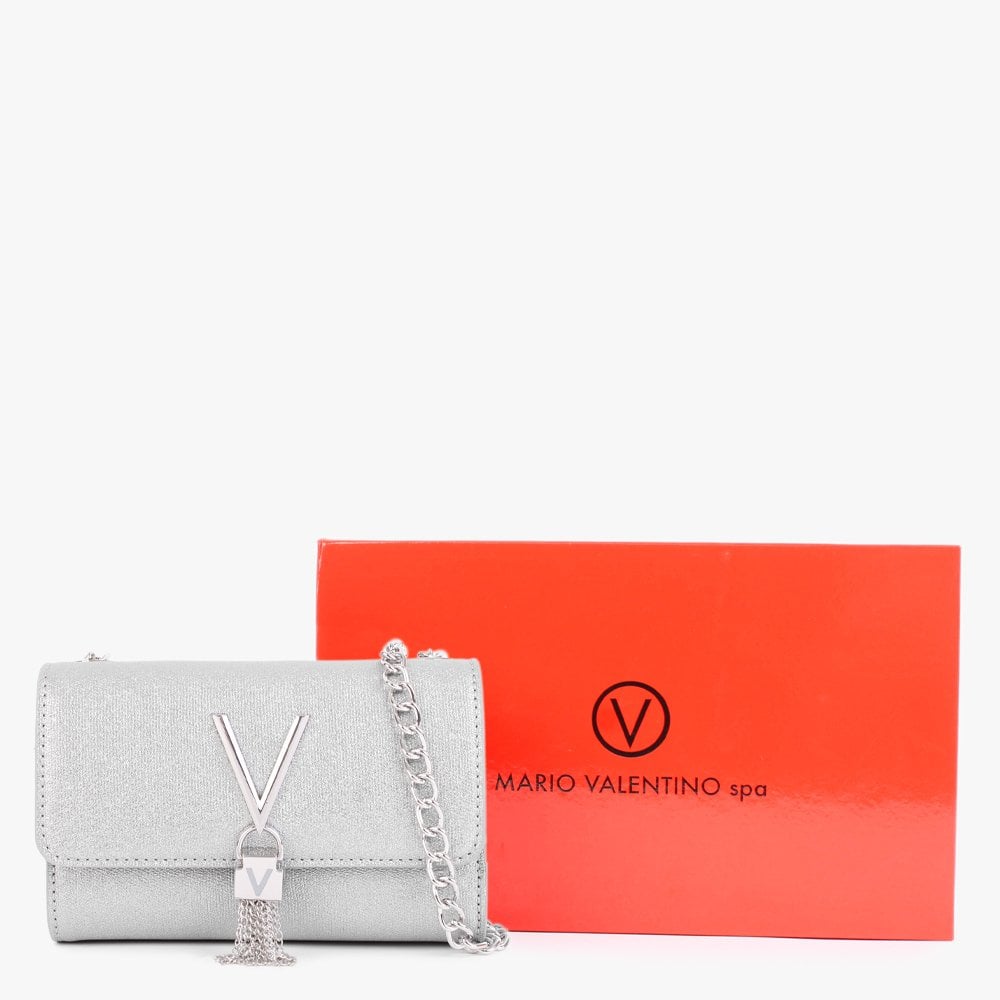 Divina Silver Shoulder Bag