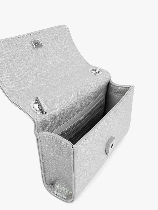 Divina Silver Shoulder Bag