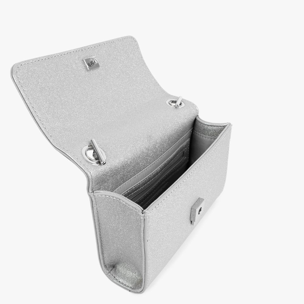 Divina Silver Shoulder Bag