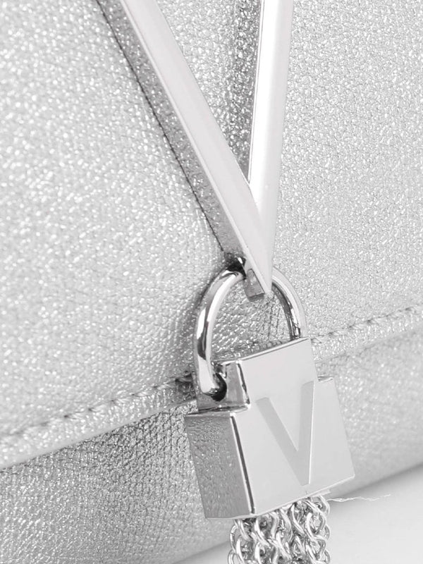 Divina Silver Shoulder Bag