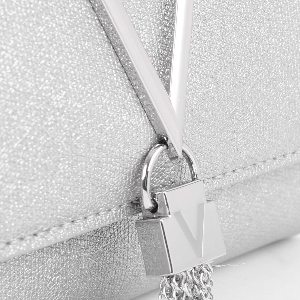 Divina Silver Shoulder Bag