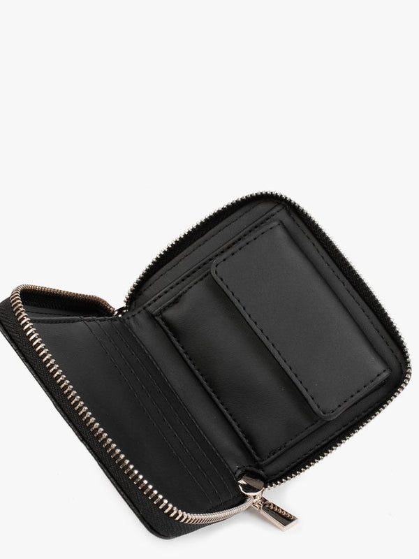 Small Helaina Signature Black Zip Around Purse