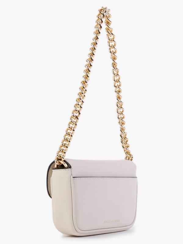 The Mini Cloud White Leather Shoulder Bag