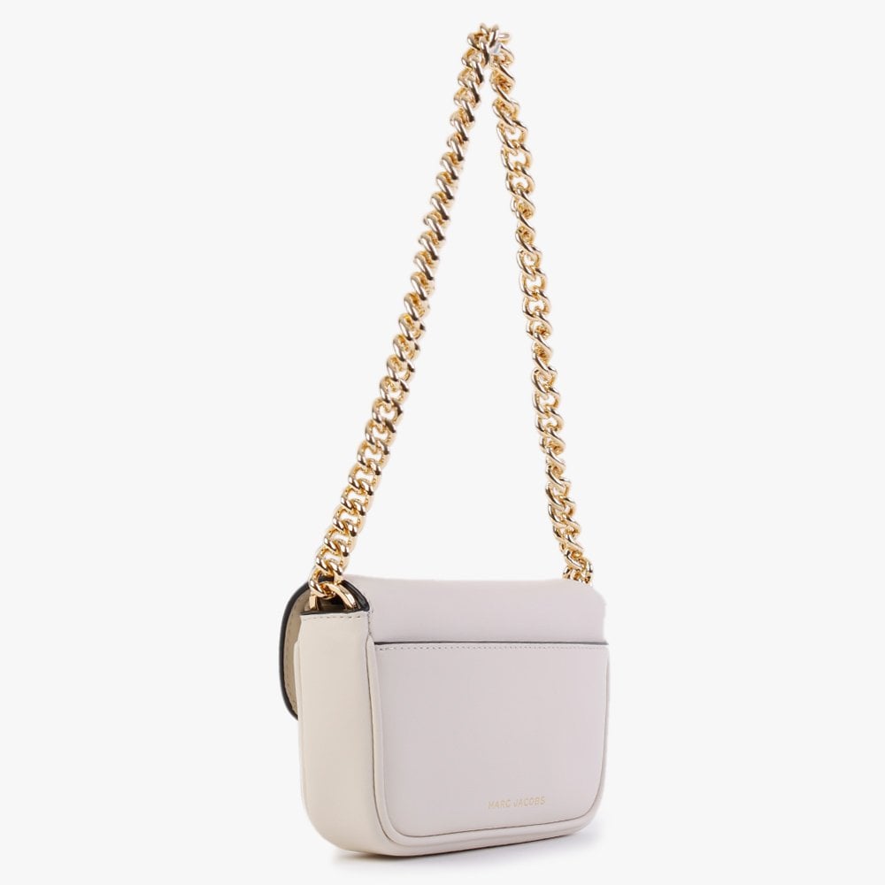The Mini Cloud White Leather Shoulder Bag