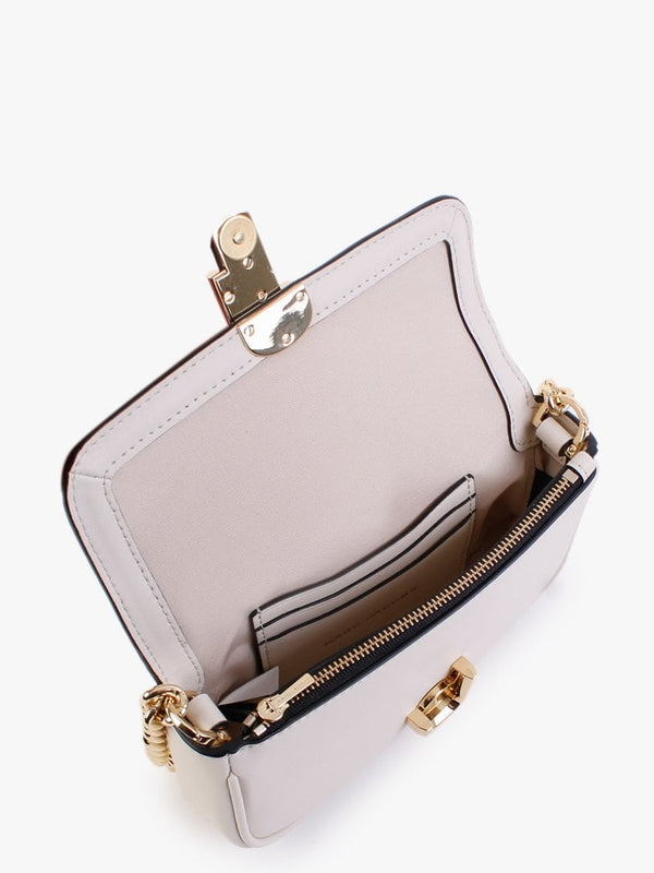The Mini Cloud White Leather Shoulder Bag