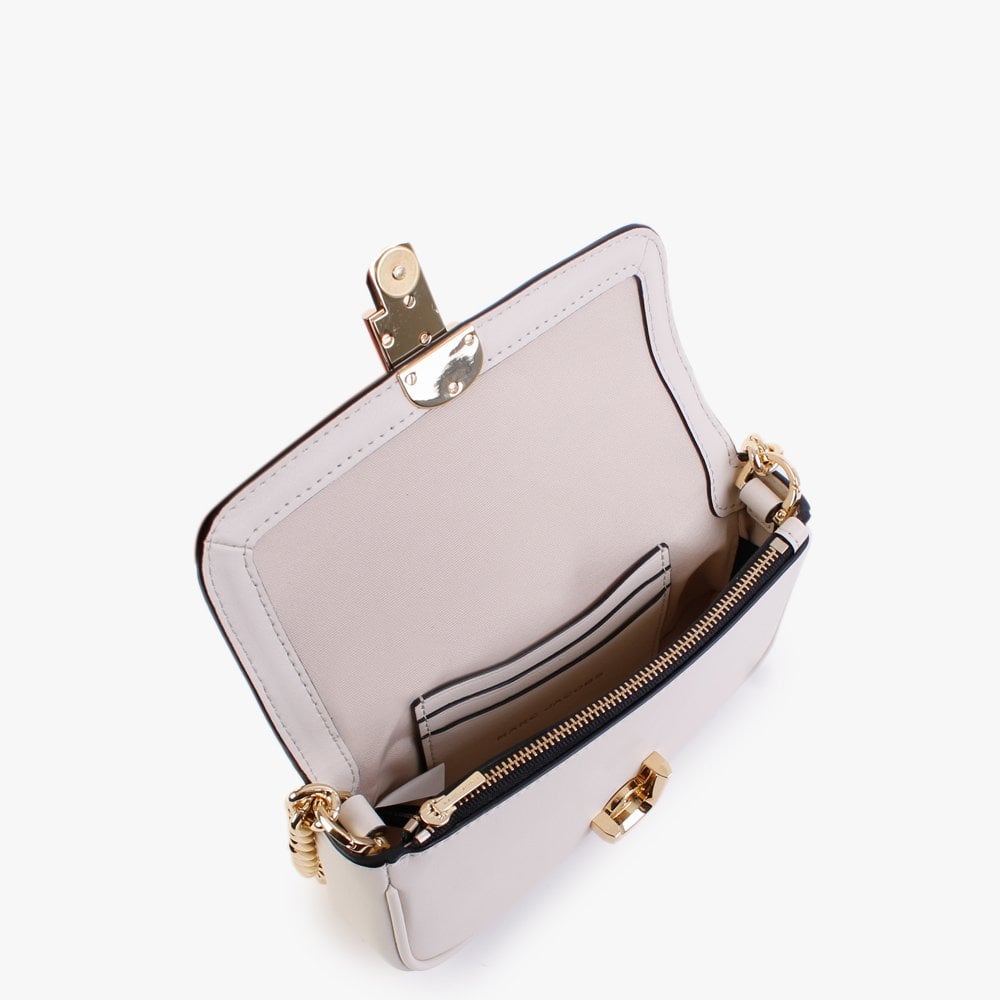 The Mini Cloud White Leather Shoulder Bag