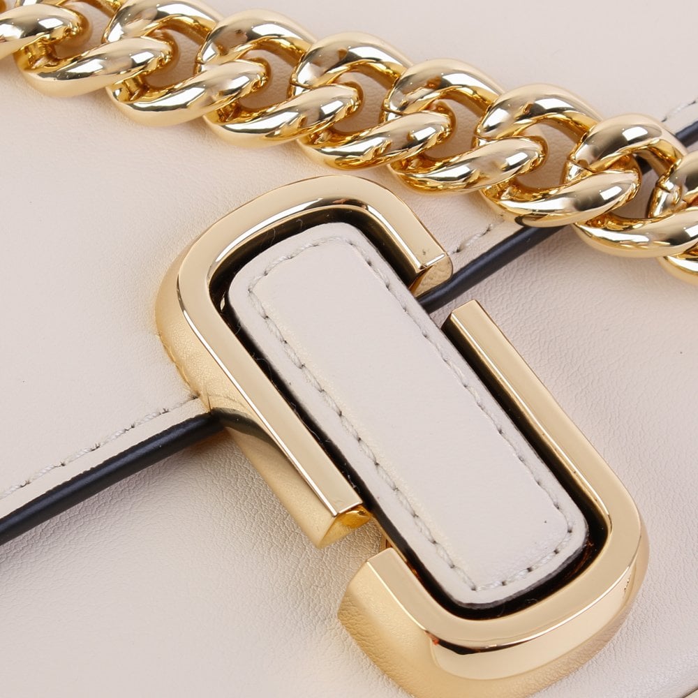 The Mini Cloud White Leather Shoulder Bag