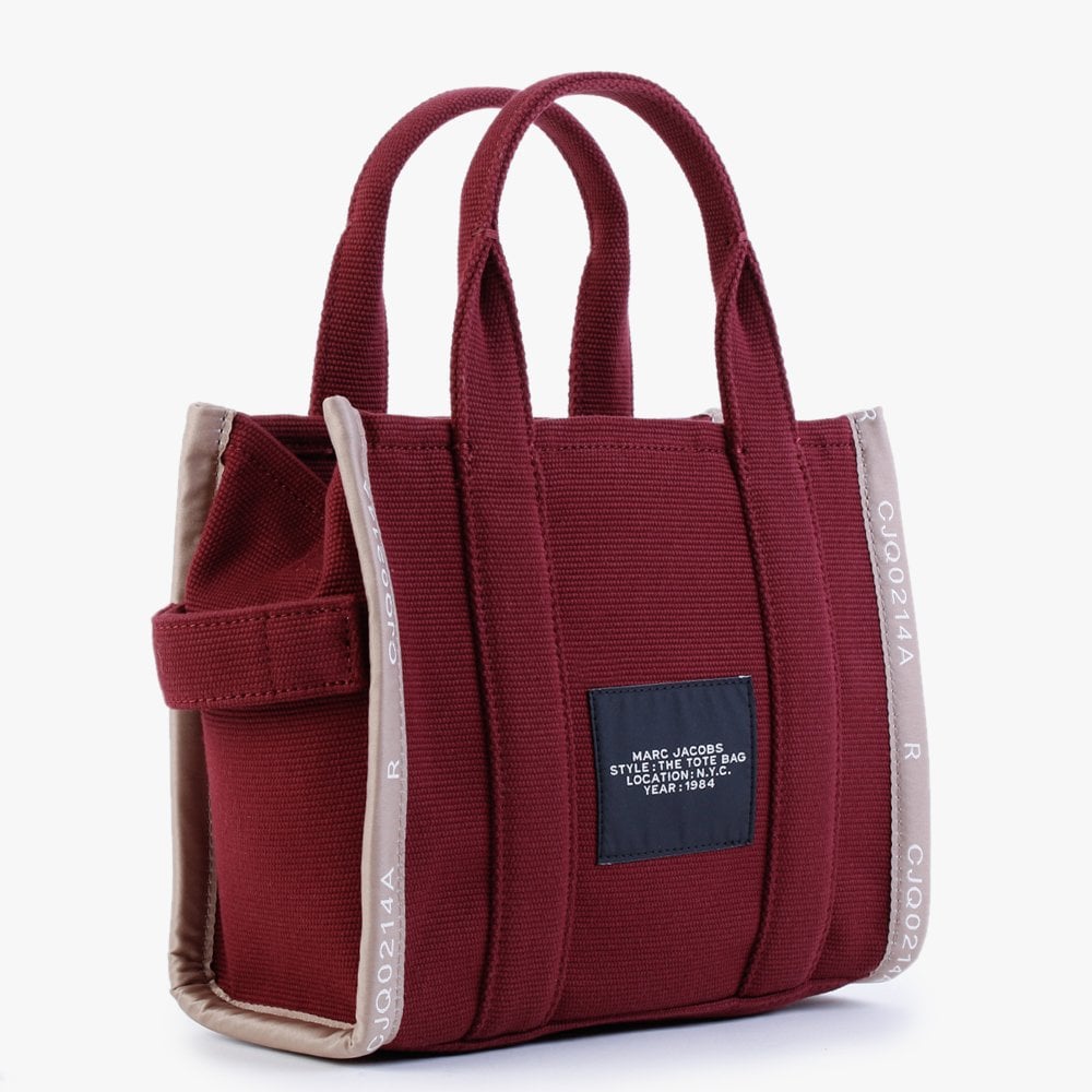 The Jacquard Mini Merlot Tote Bag