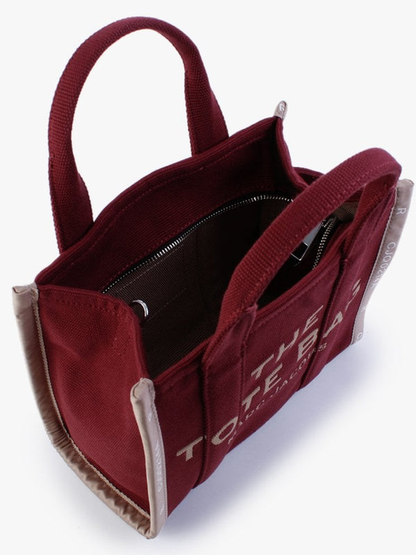 The Jacquard Mini Merlot Tote Bag