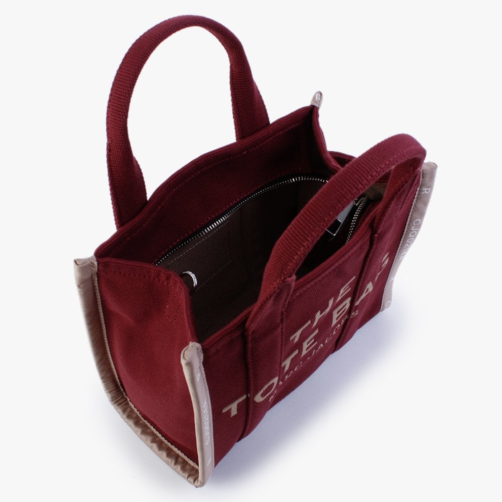 The Jacquard Mini Merlot Tote Bag