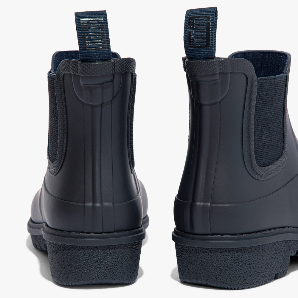 Wonderwelly Midnight Navy Chelsea Wellington Boots