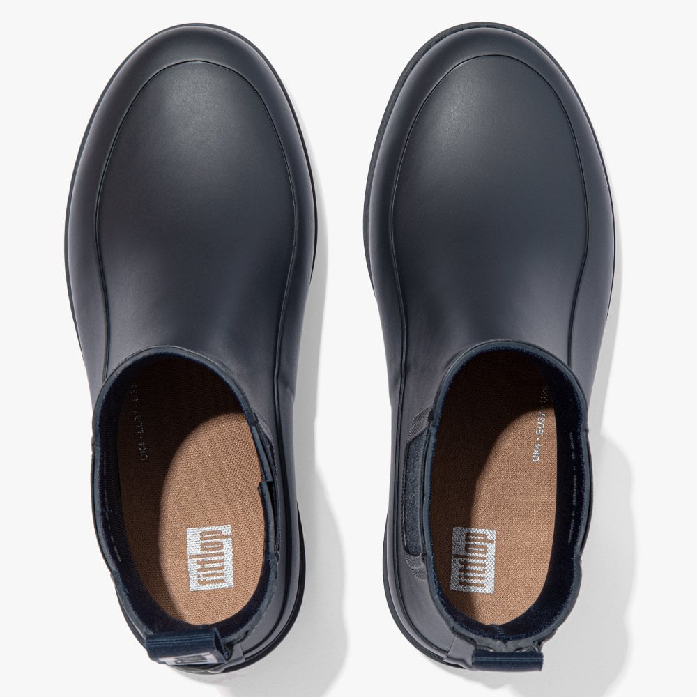 Wonderwelly Midnight Navy Chelsea Wellington Boots