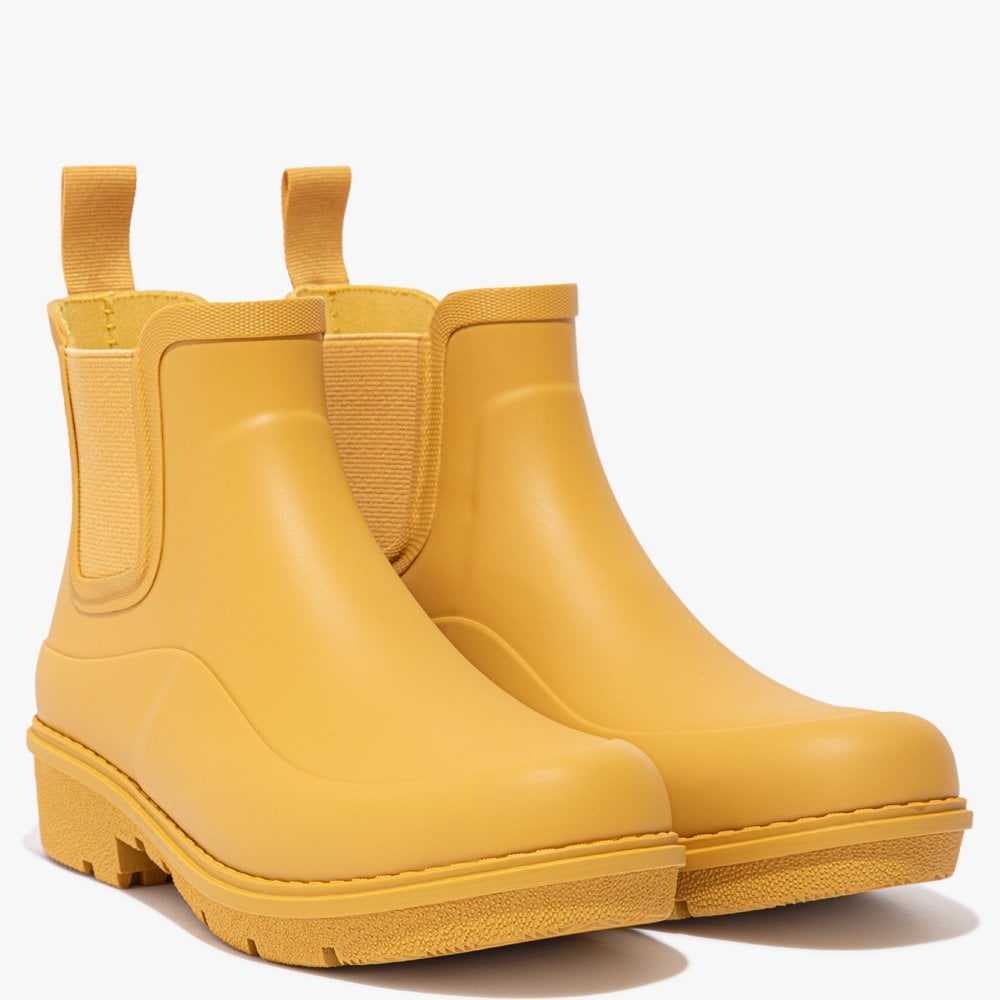 Wonderwelly Sunflower Chelsea Wellington Boots